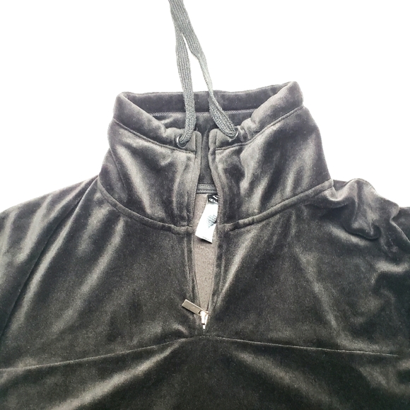 Champion Velour Woman's 1/4 Zip up Pullover Size Small - Picture 10 of 10